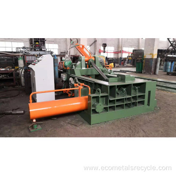 Waste Metal Recycling Push-out Aluminum Baling Machine